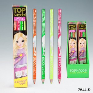 Набор цветных карандашей неоновых оттенков TOP Model - 7911_D