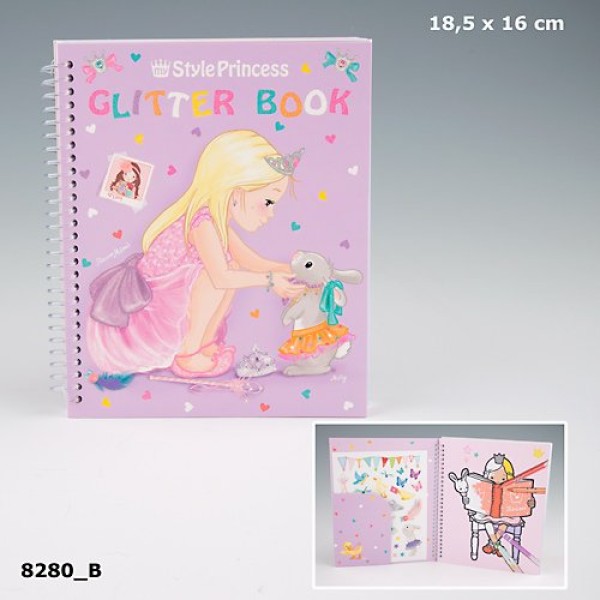 Альбом для раскрашивания My Style Princess Glitter Book - 8280_A
