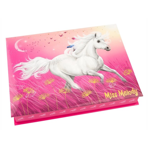 Набор для письма в коробочке Лошадь, розовый Miss Melody - 10132_A