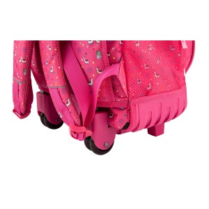 Рюкзак школьный на колесах Альпака, розовый TOPModel - 10360_A