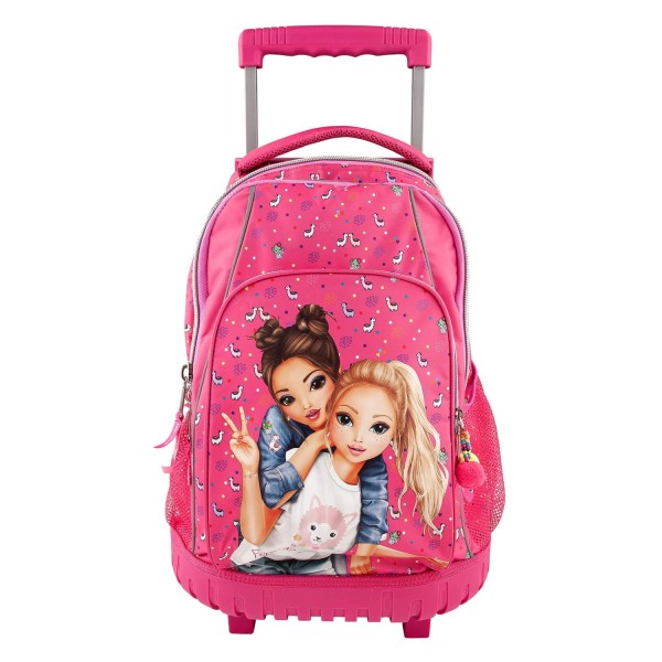 Рюкзак школьный на колесах Альпака, розовый TOPModel - 10360_A