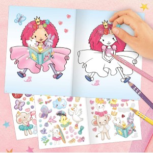 Альбом Princess Mimi для раскрашивания с наклейками - 10870_A