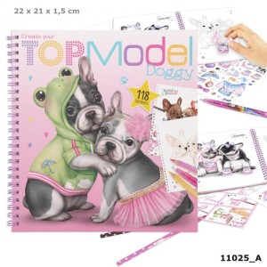 Альбом TOPModel для раскрашивания Собачки - 0411025/0011025 производства Depesche