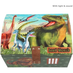 Шкатулка Dino World с кодом и музыкой - 11461