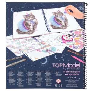 Альбом TOPModel для раскрашивания MOONLIGHT- 11663