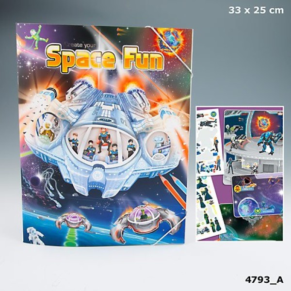 Альбом с наклейками Create Your -  Space Fun 4793_A