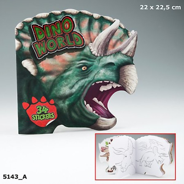 Альбом для раскрашивания Dino World - Мир Динозавров - 5143_A