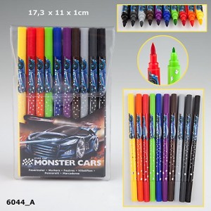 Фломастеры для рисования Monster Cars 6044
