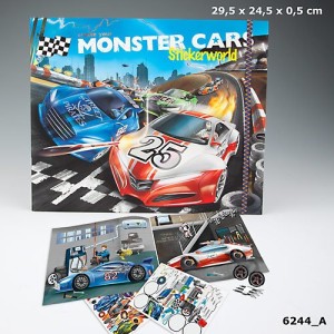 Создай Альбом с наклейками Monster Cars - Крутой автомобиль - 6244_A