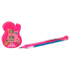 TOPModel Карандаш простой с ластиком в форме розовой гитары - 6596_A