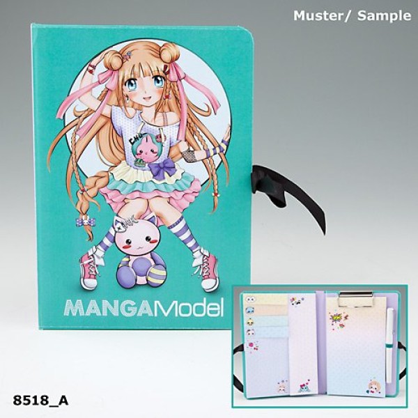 Папка с зажимом и набором для записей TOPModel Manga - 8518_A