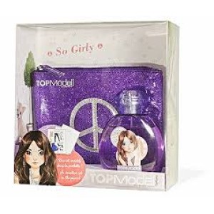 Туалетная вода для девочек  TOP Model Hayden "So Girly" 50 ml + фиолетовая сумочка + креативный набор (TM12)